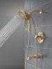 T17489-CZ-PR Tetra 17 Series Tub Shower Trim, Lumicoat Champagne Bronze