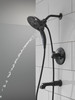 T17489-BL Tetra 17 Series Tub Shower Trim, Matte Black