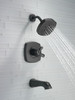 T17476-BL Stryke 17 Series Tub and Shower Only, Matte Black