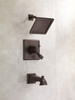 T17451-RB-WE Dryden Monitor 17 Series Tub & Shower Trim, Venetian Bronze