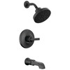 T14489-BL Tetra Monitor 14 Series Tub & Shower Trim, Matte Black