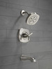 T144766-SS Stryke 14 Series Tub and Shower, Stainless