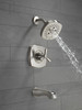T144766-SS Stryke 14 Series Tub and Shower, Stainless