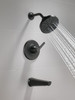 T14472-BL Galeon 14S Tub Shower Trim with H2OKinetic, Matte Black