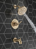 T14435-CZ SAYLOR Monitor 14 Series Tub & Shower Trim, Champagne Bronze