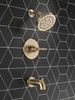 T14435-CZ SAYLOR Monitor 14 Series Tub & Shower Trim, Champagne Bronze