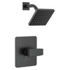 T14267-BL-PP Modern Monitor 14 Series Shower Trim, Matte Black