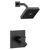 T17267-BL Ara Monitor 17 Series H2Okinetic Shower Trim, Matte Black