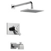 T17453-WE Vero Monitor 17 Series Tub & Shower Trim, Chrome