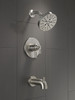 T17435-SS SAYLOR Monitor 17 Series Tub & Shower Trim, Stainless