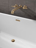 T5759-CZWL Trinsic Delta Trinsic Wall Mounted Tub Filler, Champagne Bronze