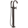 T47776-RBFL Stryke Delta Stryke Single Handle Floor Mount Tub Filler Trim, Venetian Bronze