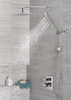 RP62955PR Universal Showering Components Single-Setting Raincan Shower Head, Lumicoat Chrome