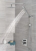 RP62955PR Universal Showering Components Single-Setting Raincan Shower Head, Lumicoat Chrome