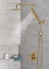 RP62955CZPR Universal Showering Components Single-Setting Raincan Shower Head, Lumicoat Champagne Bronze