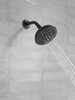 75898CBL Universal Showering Components 8-Setting Shower Head, Matte Black