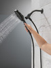 75613BL Universal Showering Components 6-Setting SureDock Magnetic Hand Shower, Matte Black