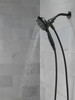 75609BL Universal Showering Components 6-Setting SureDock Magnetic Hand Shower, Matte Black