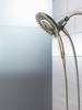 75583CSN Universal Showering Components In2ition 5-Setting Two-in-One Shower, Spotshield Brushed Nickel