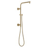 58810-CZ-PR Universal Showering Components Emerge 18" Round Shower Column, Lumicoat Champagne Bronze