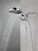 58680-PR25 Universal Showering Components HydroRain H2Okinetic 5-Setting Two-in-One Shower Head, Lumicoat Chrome