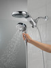 58680-25 Universal Showering Components HydroRain H2Okinetic 5-Setting Two-in-One Shower Head, Chrome
