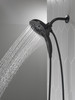 58620-BL25-PK Universal Showering Components In2ition H2Okinetic 5-Setting Two-in-One Shower, Matte Black