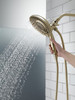 58569-CZ-PR25-PK Universal Showering Components In2ition 5-Setting Two-In-One Shower, Lumicoat Champagne Bronze