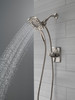 Delta 58498-SS Universal Showering Components In2ition HSSH 1.75 GPM 4-Setting, Stainless