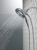 Delta 58480-PR-PK Universal Showering Components H2Okinetic In2ition 5-Setting Two-in-One Shower, Lumicoat Chrome
