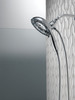 Delta 58480-PR-PK Universal Showering Components H2Okinetic In2ition 5-Setting Two-in-One Shower, Lumicoat Chrome