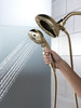 58480-CZ-PR-PK Universal Showering Components H2Okinetic In2ition 5-Setting Two-In-One Shower, Lumicoat Champagne Bronze