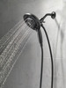 Delta 58480-BL-PK Universal Showering Components H2Okinetic In2ition 5-Setting Two-in-One Shower, Matte Black