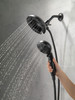 Delta 58480-BL-PK Universal Showering Components H2Okinetic In2ition 5-Setting Two-in-One Shower, Matte Black