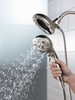 Delta 58480-SS-PR25-PK Universal Showering Components H2Okinetic In2ition 5-Setting Two-In-One Shower, Lumicoat Stainless