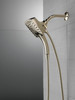 Delta 58474-PN-PR25 Universal Showering Components H2Okinetic In2ition 5-Setting Two-in-One Shower, Lumicoat Polished Nickel