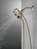 Delta 58474-PN-PR25 Universal Showering Components H2Okinetic In2ition 5-Setting Two-in-One Shower, Lumicoat Polished Nickel