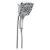 Delta 58474-PR Universal Showering Components H2Okinetic In2ition 5-Setting Two-in-One Shower, Lumicoat Chrome