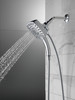 Delta 58474-PR Universal Showering Components H2Okinetic In2ition 5-Setting Two-in-One Shower, Lumicoat Chrome