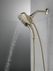 Delta 58474-PN-PR Universal Showering Components H2Okinetic In2ition 5-Setting Two-in-One Shower, Lumicoat Polished Nickel