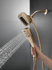 58474-CZ-PR Universal Showering Components H2Okinetic In2ition 5-Setting Two-In-One Shower, Lumicoat Champagne Bronze