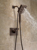Delta 58473-RB Universal Showering Components H2Okinetic In2ition 4-Setting Two-in-One Shower, Venetian Bronze