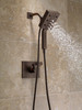 Delta 58473-RB Universal Showering Components H2Okinetic In2ition 4-Setting Two-in-One Shower, Venetian Bronze