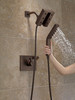 Delta 58473-RB Universal Showering Components H2Okinetic In2ition 4-Setting Two-in-One Shower, Venetian Bronze