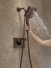 Delta 58473-RB Universal Showering Components H2Okinetic In2ition 4-Setting Two-in-One Shower, Venetian Bronze