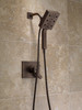58473-RB Universal Showering Components H2Okinetic In2ition 4-Setting Two-in-One Shower, Venetian Bronze