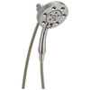 Delta 58472-SS-PR Universal Showering Components H2Okinetic In2ition 4-Setting Two-in-One Shower, Lumicoat Stainless