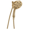 58472-CZ-PR Universal Showering Components H2Okinetic In2ition 4-Setting Two-In-One Shower, Lumicoat Champagne Bronze