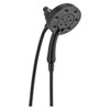 Delta 58472-BL Universal Showering Components H2Okinetic In2ition 4-Setting Two-in-One Shower, Matte Black