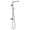 58420-SS-PR Universal Showering Components Emerge 26" Angular Shower Column, Lumicoat Stainless